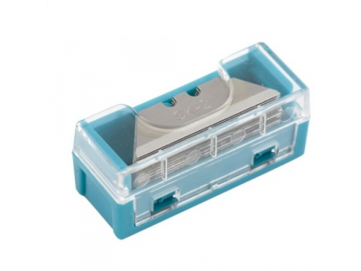 Лезвия МИНИ, 9 мм, трапециевидные, пластиковый пенал, 15 шт. GROSS от GROSS Лезвия МИНИ, 9 мм, трапециевидные, пластиковый пенал, 15 шт. GROSS