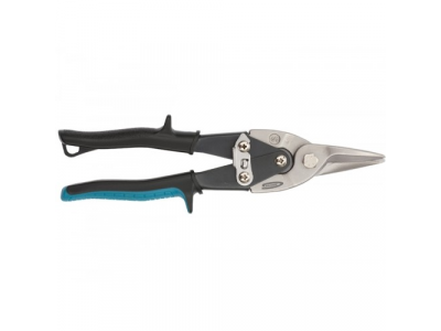 Ножницы по металлу "PIRANHA",250мм,прямой рез,сталь-CrMo,двухкомп.рукоятки// GROSS от GROSS Ножницы по металлу "PIRANHA",250мм,прямой рез,сталь-CrMo,двухкомп.рукоятки// GROSS