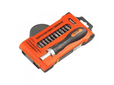 Отвертка реверсивная с набором бит, CrV, 12шт//SPARTA от SPARTA Отвертка реверсивная с набором бит, CrV, 12шт//SPARTA