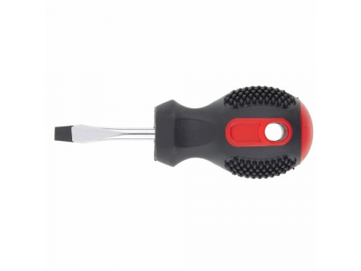 Отвертка Anti-Slip, SL5,0 х 38 мм, CrV, двухкомп. рукоятка// MATRIX