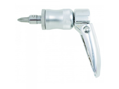 Отвертка трещоточная под биты, 3 в 1