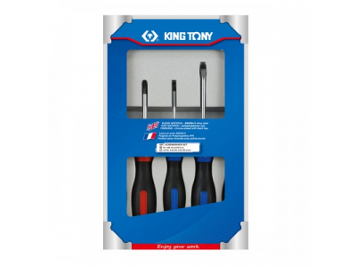 Набор отверток в коробке, 5 предметов, KING TONY от KING TONY Набор отверток в коробке, 5 предметов, KING TONY