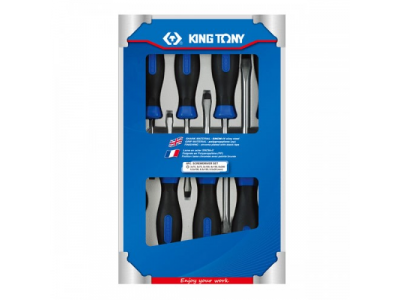 Набор отверток в коробке, 8 предметов, KING TONY от KING TONY Набор отверток в коробке, 8 предметов, KING TONY
