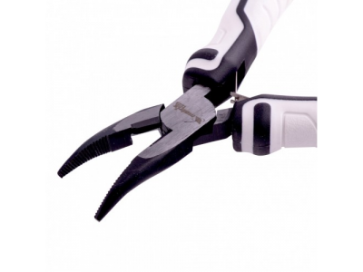 Длинногубцы Mini, 125 мм, изогнутые, авторазжим, Pro Matrix