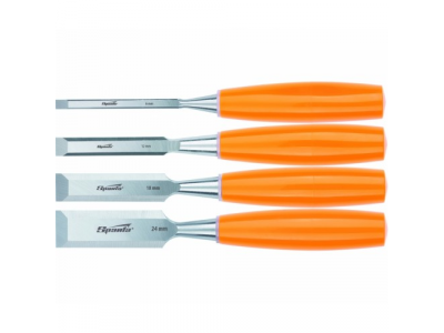 Набор стамесок плоских, 4 штуки, 6-12-18-24 мм SPARTA от SPARTA Набор стамесок плоских, 4 штуки, 6-12-18-24 мм SPARTA