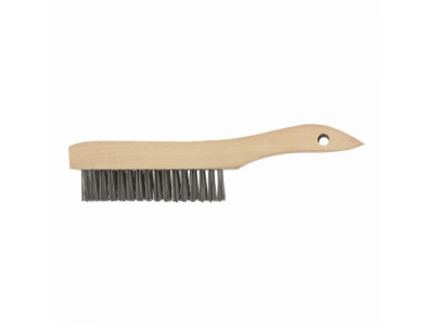 Щетка зачистная 6-и рядная, закаленная прямая проволока с деревянной ручкой СИБРТЕХ от СИБРТЕХ Щетка зачистная 6-и рядная, закаленная прямая проволока с деревянной ручкой СИБРТЕХ