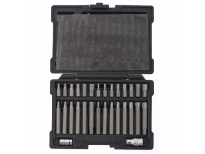 Набор бит HEX, TORX, SPLINE, хвостовик-шестигранник 1/2",CrV, 42шт.// STELS