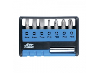 Набор бит с магнитным держателем, 8 шт.//БАРС