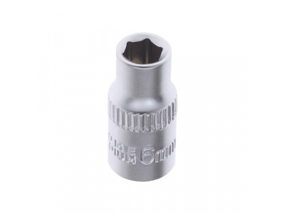 головка торцевая 6-гранная 1/4dr. 6мм
