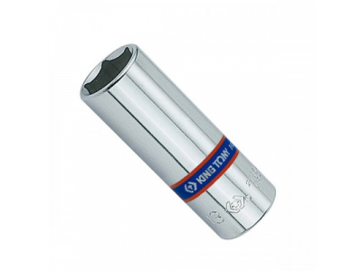 Головка торцевая глубокая шестигранная 1/4", 13 мм, KING TONY от KING TONY Головка торцевая глубокая шестигранная 1/4", 13 мм, KING TONY