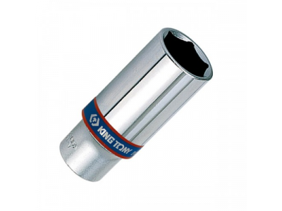 Головка торцевая глубокая шестигранная 3/8", 18 мм, KING TONY