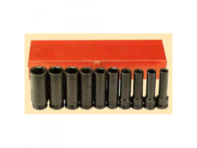 4107 1/2" Набор длин. ударн.головок 10пр.