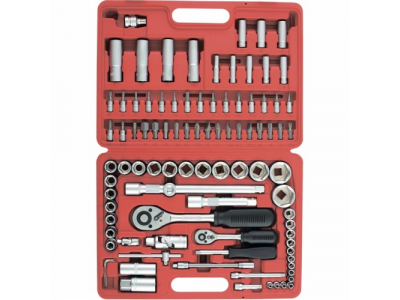 Набор слесарно-монтажный с квадратами, 1/4", 1/2", 94 предм.// MATRIX