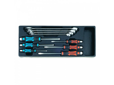 Набор инструмента в металлическом ящике 57пр от LICOTA Набор инструмента в металлическом ящике 57пр