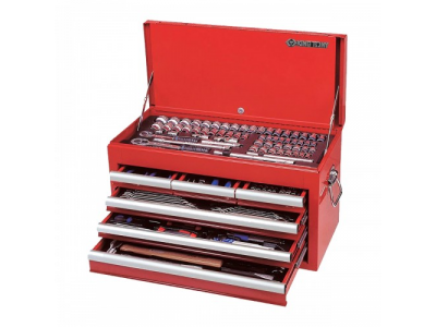 Набор инструментов универсальный, выдвижной ящик, 219 предметов, KING TONY от KING TONY Набор инструментов универсальный, выдвижной ящик, 219 предметов, KING TONY