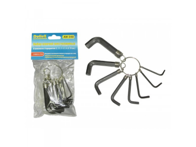 Шестигранники в наборе "DOLLEX" (8 шт 2-10 мм )