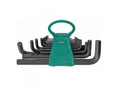 Комплект угловых шестигранников коротких 1,5-19 мм, 18 предметов, H01MH118S JONNESWAY