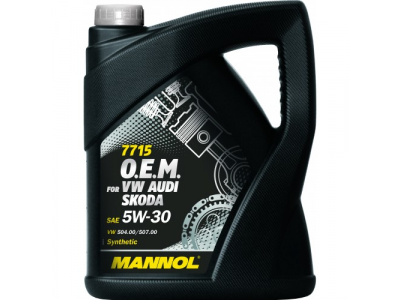 MANNOL 7715 O.E.M. 5W-30 for VW Audi Skoda 5L