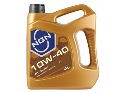 10W-40 SL/CF 4T-SUPER 4L от NGN 10W-40 SL/CF 4T-SUPER 4L