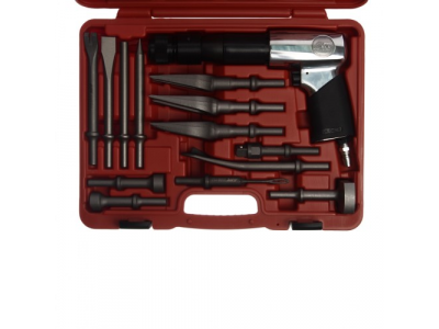 JTC Молоток пневматический с набором зубил 15 предметов JTC