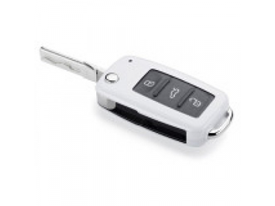 Чехол для ключа Volkswagen Key Cover, White, артикул 000087012A от VAG Чехол для ключа Volkswagen Key Cover, White, артикул 000087012A