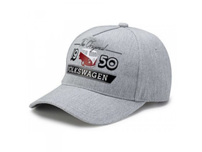 Бейсболка Volkswagen T1 Bulli Baseball Cap, Grey, артикул 7E0084300A от VAG Бейсболка Volkswagen T1 Bulli Baseball Cap, Grey, артикул 7E0084300A