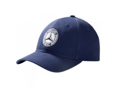 Мужская бейсболка Mercedes Men’s Cap Navy Blue, 100% Cotton, артикул B66041540 от Mercedes Мужская бейсболка Mercedes Men’s Cap Navy Blue, 100% Cotton, артикул B66041540