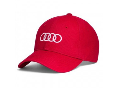 Бейсболка унисекс Audi Rings Unisex Baseball Сap, Red от VAG Бейсболка унисекс Audi Rings Unisex Baseball Сap, Red