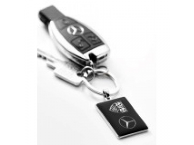 Брелок Mercedes-Benz Key ring, Bad Cannstatt, Black, артикул B66952319 от Mercedes Брелок Mercedes-Benz Key ring, Bad Cannstatt, Black, артикул B66952319