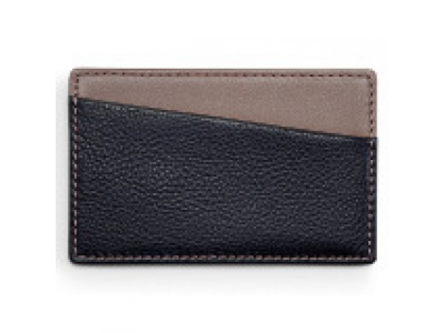 Кожаный футляр для визиток Volkswagen Business Card Case, Leather, Black, артикул 000087403BGXU