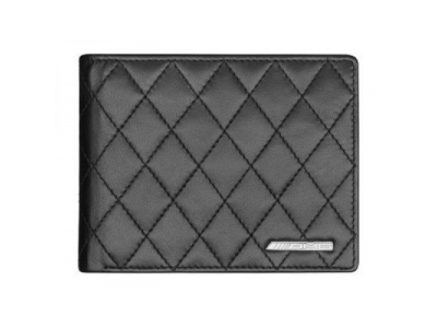 Мужской кожаный кошелек Mercedes-Benz Men’s wallet, AMG, Black, артикул B66959992 от Mercedes Мужской кожаный кошелек Mercedes-Benz Men’s wallet, AMG, Black, артикул B66959992