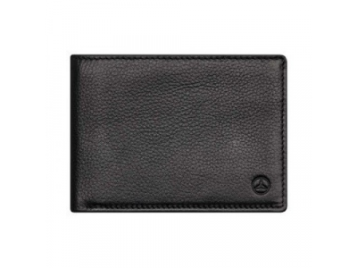 Кожаный футляр для кредитных карт Mercedes-Benz Credit Card Wallet, RFID, Black