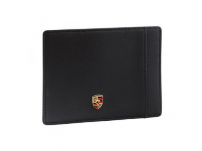 Кожаная кредитница Porsche Credit card case, Leather Black, артикул WAP0300200E от VAG Кожаная кредитница Porsche Credit card case, Leather Black, артикул WAP0300200E