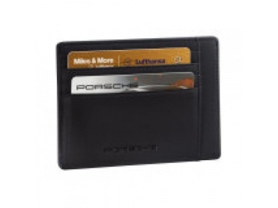 Кожаная кредитница Porsche Credit card case, Leather Black, артикул WAP0300200E от VAG Кожаная кредитница Porsche Credit card case, Leather Black, артикул WAP0300200E