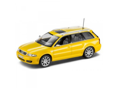 Модель автомобиля Audi RS4 Avant B5, Scale 1:43, Imola Yellow
