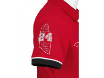 Мужская рубашка-поло Audi Sport Mens Poloshirt, Le Mans 2016, Red от VAG Мужская рубашка-поло Audi Sport Mens Poloshirt, Le Mans 2016, Red
