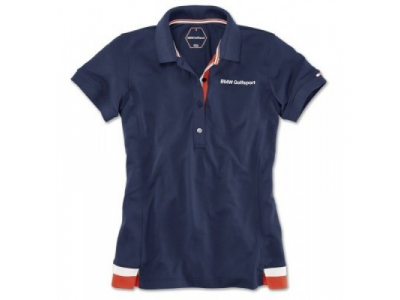 Женская рубашка-поло BMW Golfsport Fashion Polo Shirt, Ladies, Navy Blue
