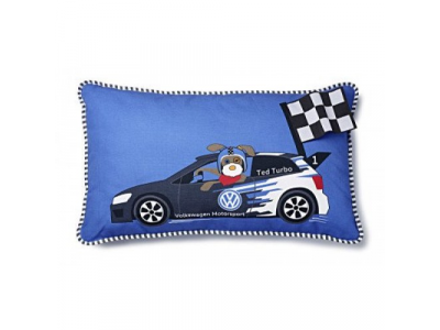 Детская подушка Volkswagen Kids Pillow Ted Turbo, Blue