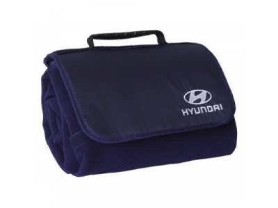 Сумка плед Hyundai Plaid Bag Compact, Blue, артикул R8480AC016H от MOBIS Сумка плед Hyundai Plaid Bag Compact, Blue, артикул R8480AC016H