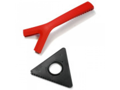 Многофункциональный скребок с рукояткой Audi Ice Scraper, Multi-functional, Red/Black