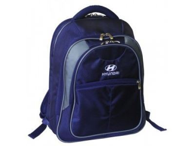 Городской рюкзак Hyundai City Backpack, Blue, артикул R8480AC017H от MOBIS Городской рюкзак Hyundai City Backpack, Blue, артикул R8480AC017H