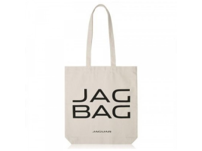 Хлопковая хозяйственная сумка Jaguar Canvas Tote Bag, White от JAGUAR Хлопковая хозяйственная сумка Jaguar Canvas Tote Bag, White