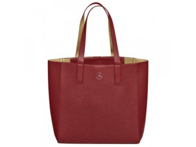 Сумка для покупок Mercedes-Benz Shopper, Red / Gold-coloured