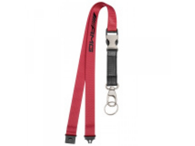 Лента с карабином для ключей Mercedes-AMG Lanyard, Red Black, артикул B66953852 от Mercedes Лента с карабином для ключей Mercedes-AMG Lanyard, Red Black, артикул B66953852