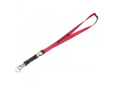 Лента с карабином для ключей Mercedes-AMG Lanyard, Red Black, артикул B66953852 от Mercedes Лента с карабином для ключей Mercedes-AMG Lanyard, Red Black, артикул B66953852