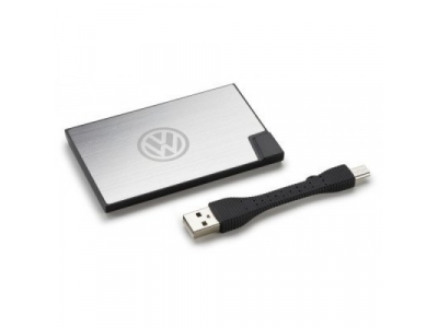 Мобильный аккумулятор Volkswagen Power Bank, 1500 mAh, артикул 000087703DHYPN
