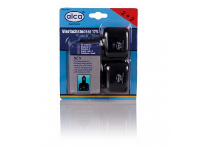 Розетка прикуривателя на 4 выхода (2+2) 12 В от ALCA Розетка прикуривателя на 4 выхода (2+2) 12 В
