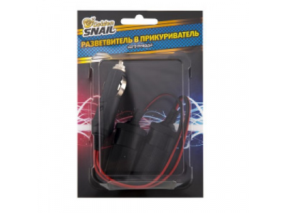 Разветвитель в прикуриватель на 2 гнезда от GOLDEN SNAIL Разветвитель в прикуриватель на 2 гнезда