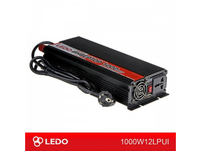 Инвертор с зарядным устройством 12V-220V 1000W LEDO PREMIUM от LEDO Инвертор с зарядным устройством 12V-220V 1000W LEDO PREMIUM