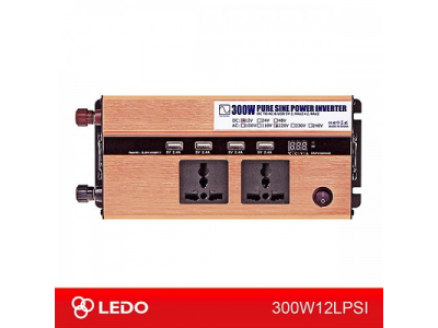 Инвертор 12V-220V 300W LEDO чистый синус от LEDO Инвертор 12V-220V 300W LEDO чистый синус